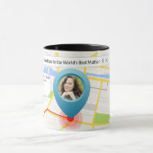 Kaart naar 's werelds beste moederkoffie mok (Midden)