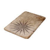 kaart — Nautisch reizen Badmat (Gekanteld)