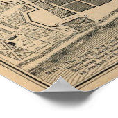 Kaart New Orleans 1770 Poster (Hoek)