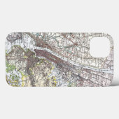Kaart: New York Area, 1906 Case-Mate iPhone Case (Achterkant (horizontaal))