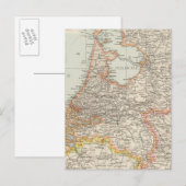 Kaart Niederlande - Nederland (Voorkant / Achterkant)