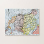 KAART: NOORD-AMERIKA, 1890 LEGPUZZEL (Horizontaal)