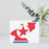 Kaart Noord-Korea (Staand voorkant)