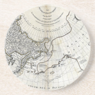 KAART: NOORD PACIFIC ZANDSTEEN ONDERZETTER