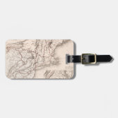 Kaart: Noordoost-Amerika Bagagelabel (Voorkant horizontaal)