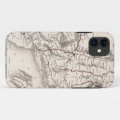 Kaart: Noordoost-Amerika Case-Mate iPhone Case (Achterkant (horizontaal))