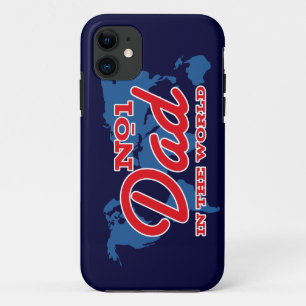 Kaart Nummer 1 Papa iPhone 11 Hoesje
