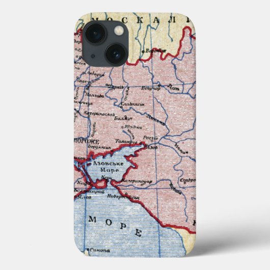 KAART: OEKRAÏNE, circa 1906 Case-Mate iPhone Case (Achterkant)