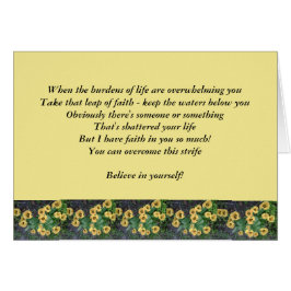 Kaart om aan te moedigen