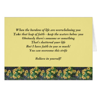 Kaart om aan te moedigen