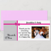 Kaart om te bedanken (Voorkant / Achterkant)