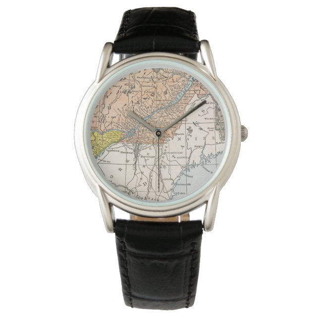KAART: OOST-CANADA HORLOGE (Voorkant)