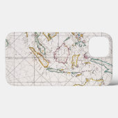 KAART: OOSTEN, 1670 Case-Mate iPhone CASE (Achterkant (horizontaal))