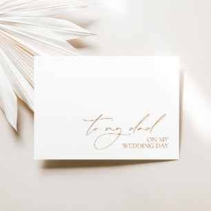 kaart "Op mijn huwelijksdag naar mijn vader"