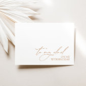 kaart "Op mijn huwelijksdag naar mijn vader"