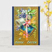 Kaart - Paaskruis en Bijbel (Gele Bloem)