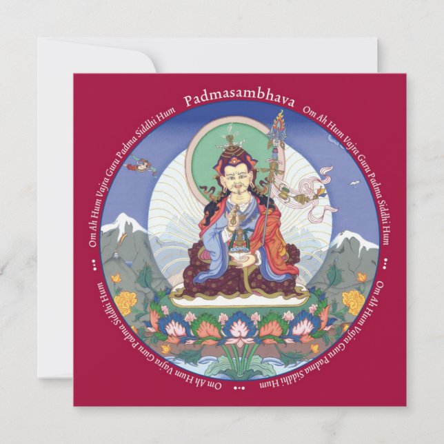 KAART Padmasambhava - met enveloppe (Voorkant)