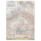 KAART: PANAMA, 1907 KLEMBORD (Achterkant)