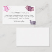 Kaart Panty Game Insert (Voorkant / Achterkant)