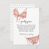 Kaart Panty Game Insert (Voorkant / Achterkant)