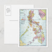 KAART: PHILIPPINES, 1905 BRIEFKAART (Voorkant / Achterkant)