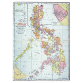 KAART: PHILIPPINES 1905 KLEMBORD (Achterkant)