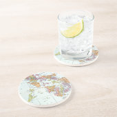 KAART: PHILIPPINES 1905 ZANDSTEEN ONDERZETTER (Zijkant)