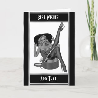 Kaart Pin-up Meisjes Vintage (26)