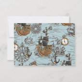  Kaart Pirate Treasure Birthday Party Foto (Achterkant)