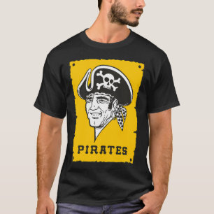 Kaart - Pirates Pittsburgh Geel en Zwart T-shirt