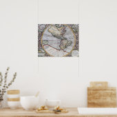  kaart poster (Keuken)