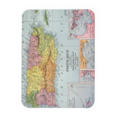 KAART: PUERTO RICO, 1900 MAGNEET (Verticaal)