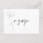 Kaart QR Code RSVP Modern (Achterkant)