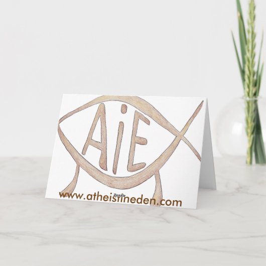 kaart "Radioactive Jesus" (Achterkant)