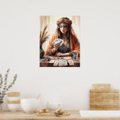 *~* Kaart Reader 6 A100 Psychic Boho Gypsy Poster (Keuken)