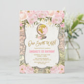  kaart Reizen Bloemenavontuur Meisjes Verjaardag (Staand voorkant)