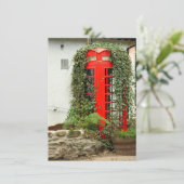 Kaart rode telefoondoos (Staand voorkant)