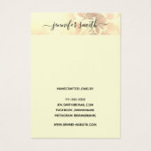 Kaart Romantic  Roze Blush (Achterkant)