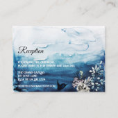 Kaart Rustic Ocean Wedding Reception Enclosure (Voorkant)