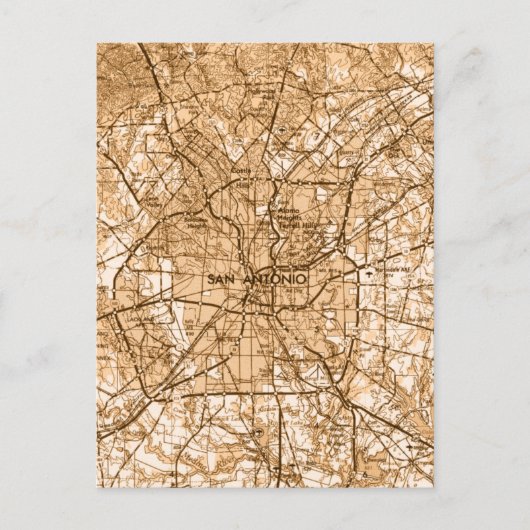  kaart San Antonio (Voorkant)