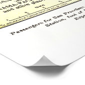 Kaart San Francisco 1915 - Poster (Hoek)