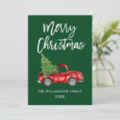 Kaart SB voor de groene kerst van het Manuscript v (Staand voorkant)