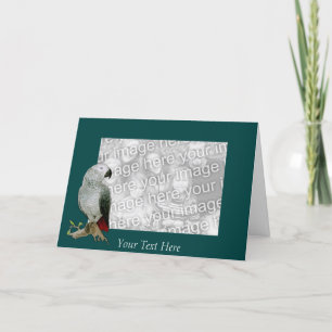 Kaart Sjabloon - African Grey Parrot
