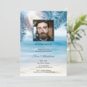 Kaart Sjabloon begrafenisbekendmaking (Staand voorkant)