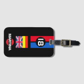 Kaart Slot RACING Bagagelabel (Voorkant (horizontaal))