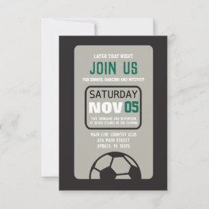 KAART SOCCER Bar Mitzvah Invitation Party
