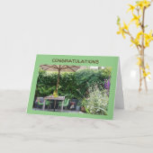 kaart "SPECIALE LADY RETIRES" (Gele Bloem)