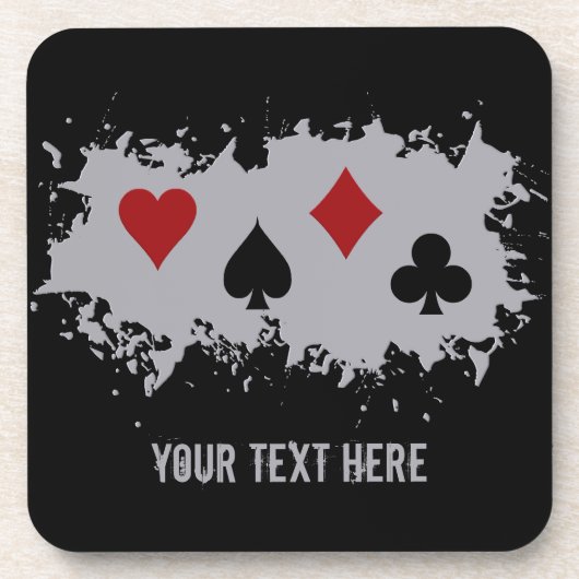 Kaart Splash aangepaste onderzetters (Voorkant)