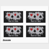 Kaart Splash aangepaste stickers (Vel)