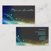 Kaart STARS Party Planner Artist Designer Visitekaartje (Voorkant / Achterkant)